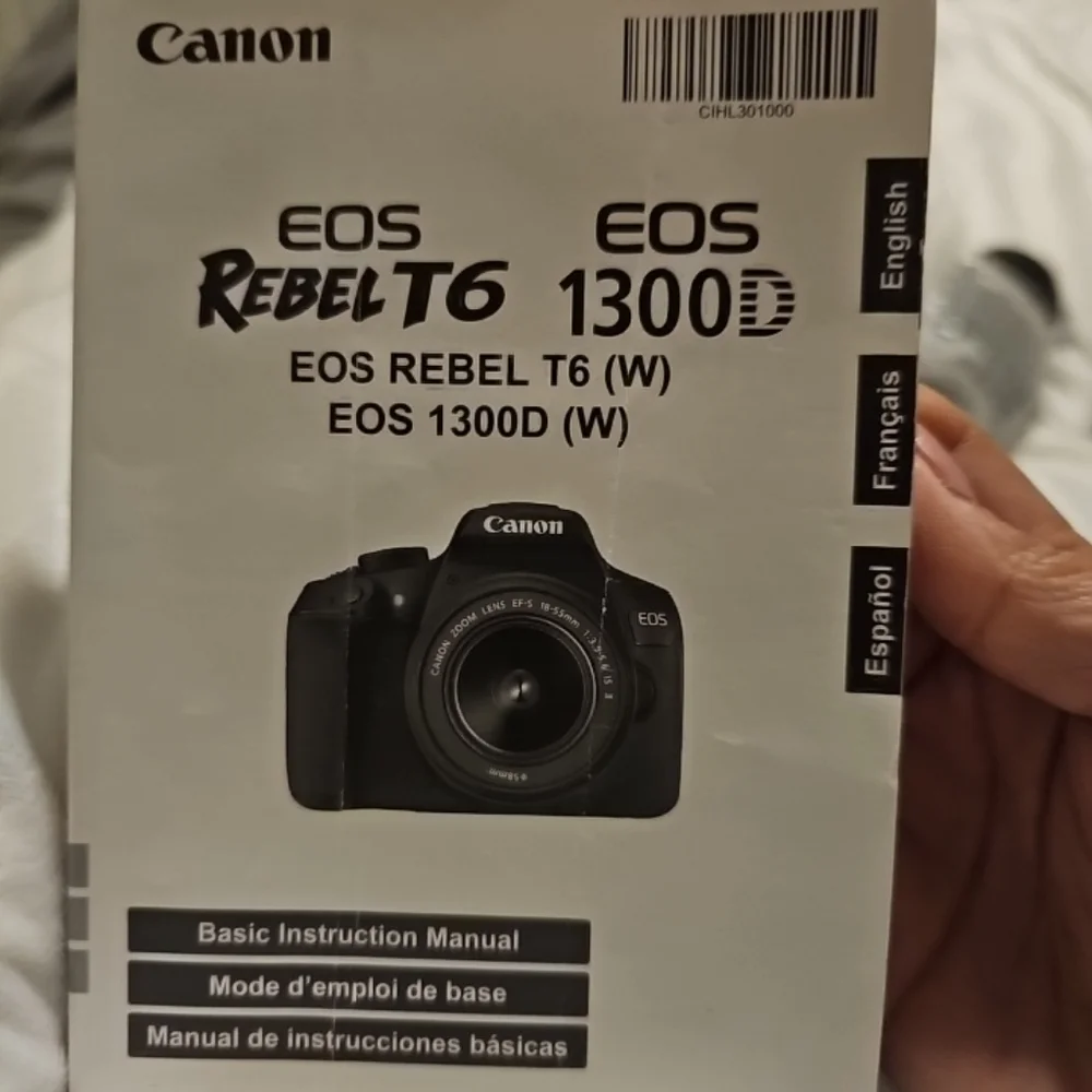 REBEL T6 1300D used a couple of times in mint condition